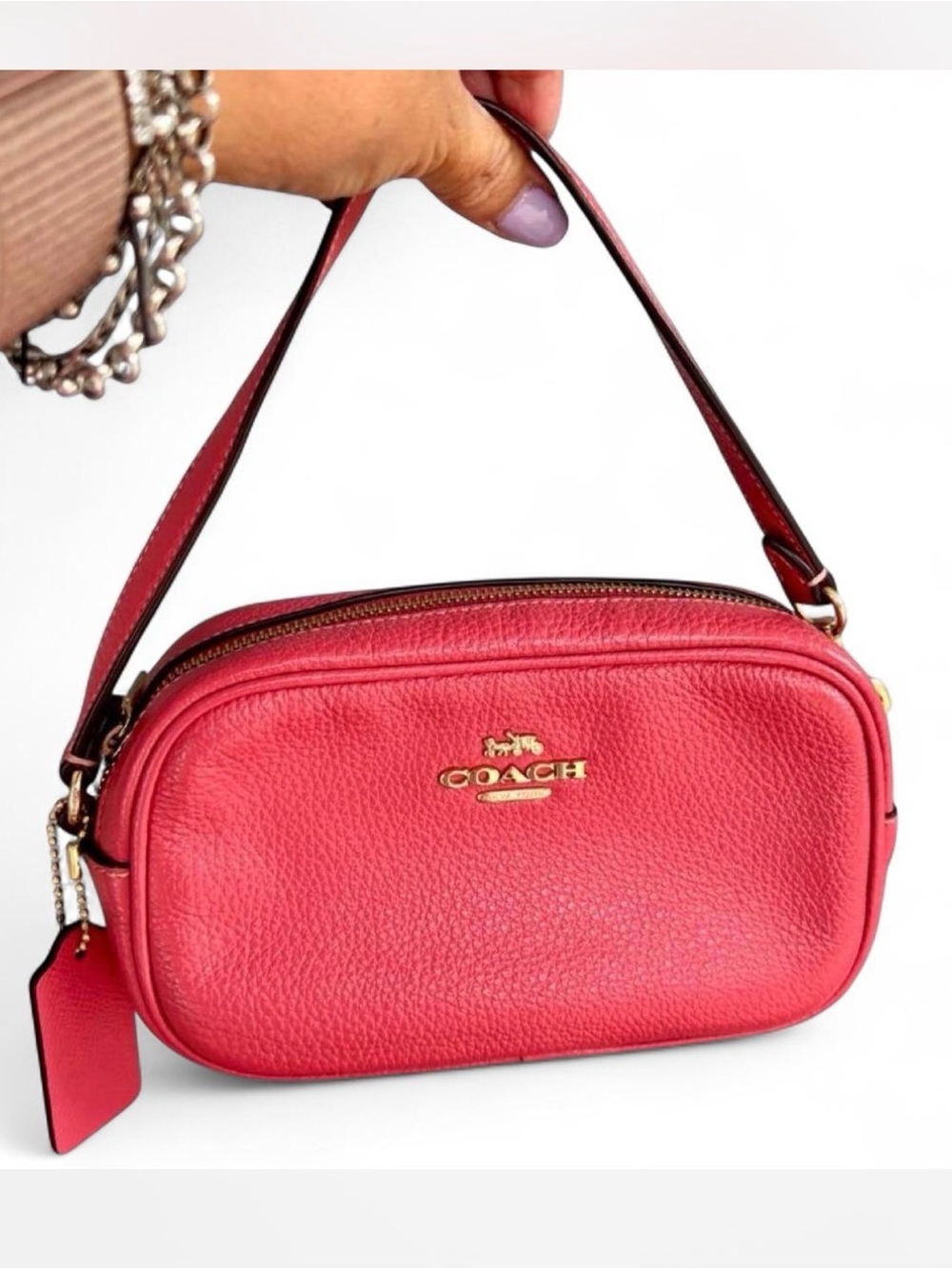 Coach Jamie Wristlet in Watermelon
